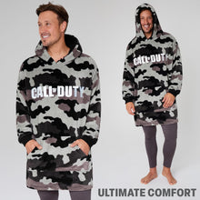 Blanket Hoodie for Men, Teens, Camo Wearable Blanket, Fleece Hooded Poncho, Cozy Loungewear, Gamer Gifts for Men