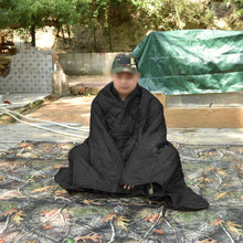 Poncho Liner Military Woobie Outdoor Camping Woobie Blanket for Travel, Beach, Grass, Picnic, Car Emergency, Outdoor, Survival