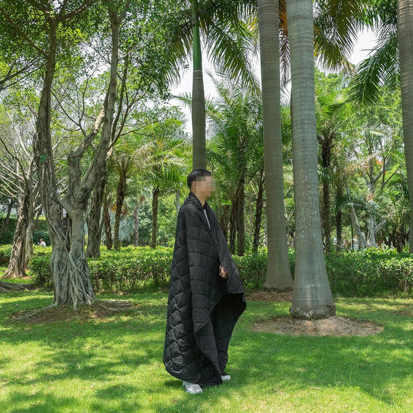 Poncho Liner Military Woobie Outdoor Camping Woobie Blanket for Travel, Beach, Grass, Picnic, Car Emergency, Outdoor, Survival