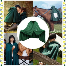 Anime Costume Men'S Scout Regiment Cloak AOT Pyjamas Cape Coat Outfit Climate Blanket for Halloween Carnival Fancy Dress Party