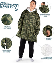 Wearable Blanket Hoodie - Soft Plush Sherpa - Warm and Cozy - Oversized Wearable Blanket - Adult & Kid Sizes